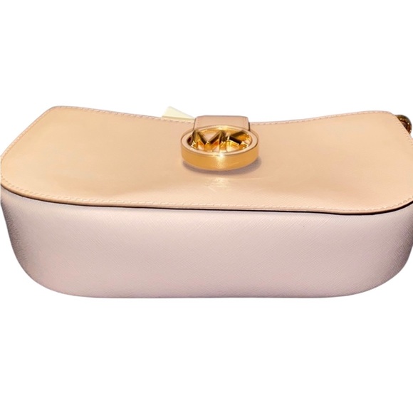 Michael Kors Pink and Gold Shoulder Bag with Chain Strap - Picture 5 of 5